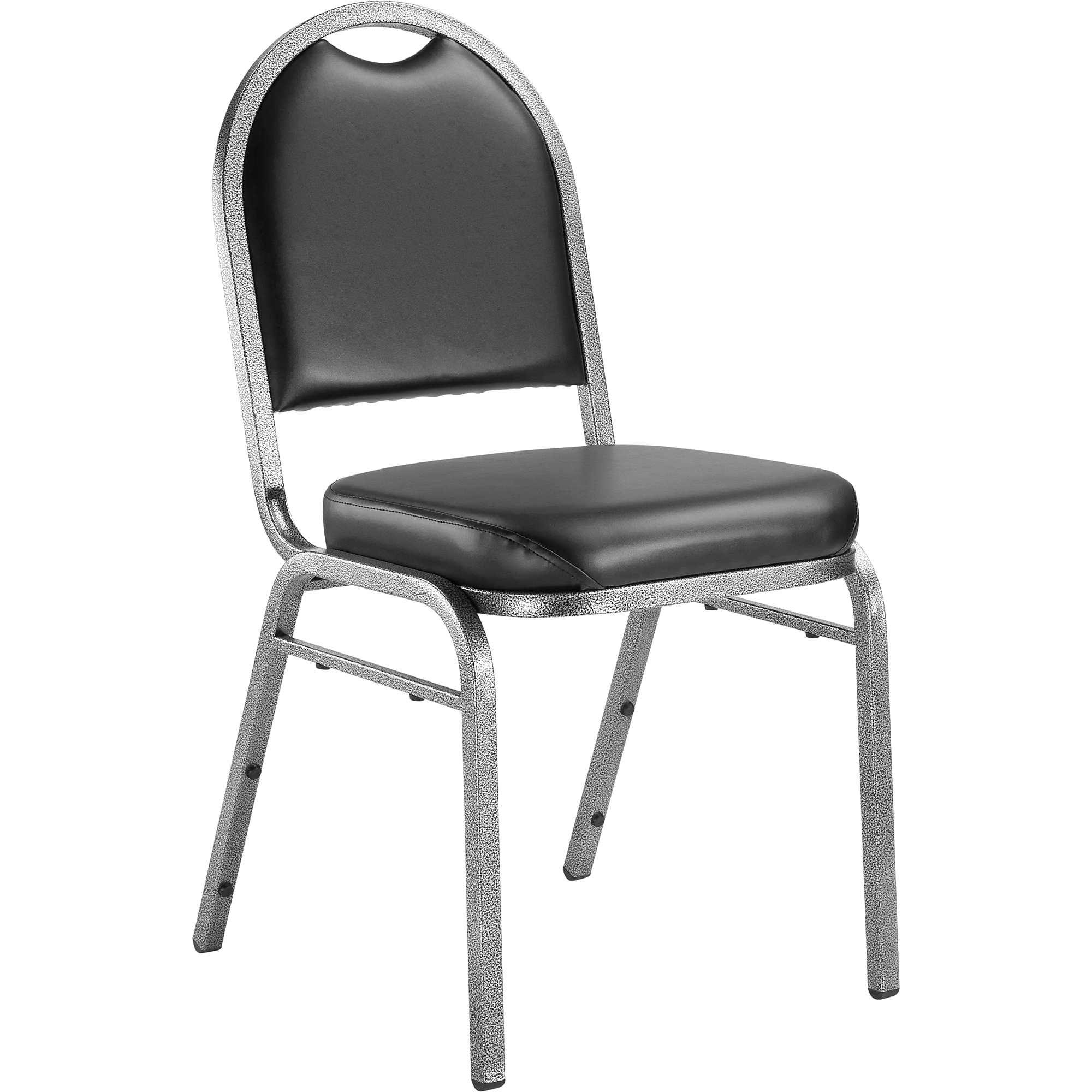 National Public Seating, 9200 Series Vinyl Stack Chair, Primary Color Black, Included (qty.) 1, Seating Type Dining Chair, Model# 9210-SV